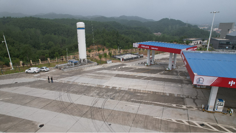 佰焰科技—河南安居中國石化LNG加氣站新建項目圓滿(mǎn)完成